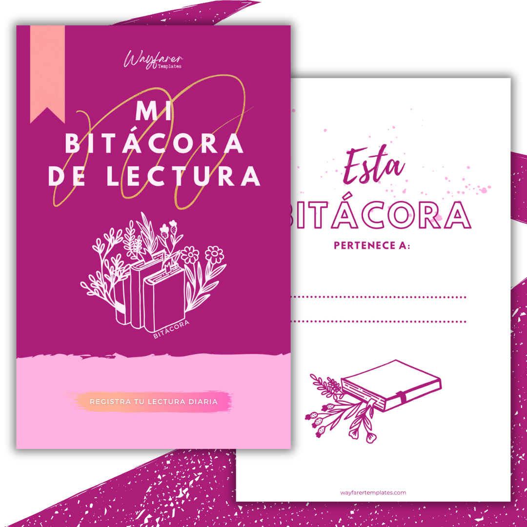 Bitácora de lectura plantilla imprimible