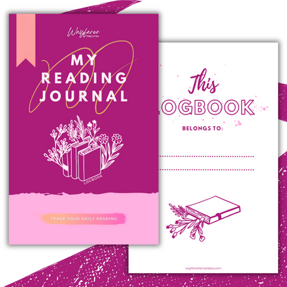 Reading logbook printable template