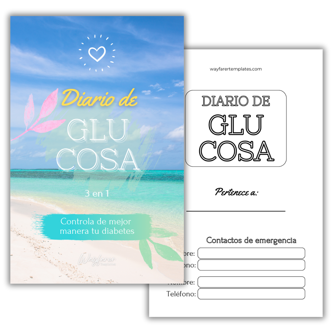 Registro de glucosa plantilla imprimible