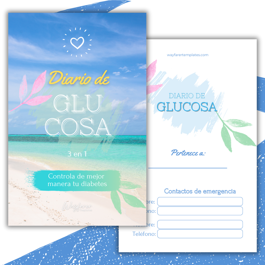 Registro de glucosa plantilla imprimible
