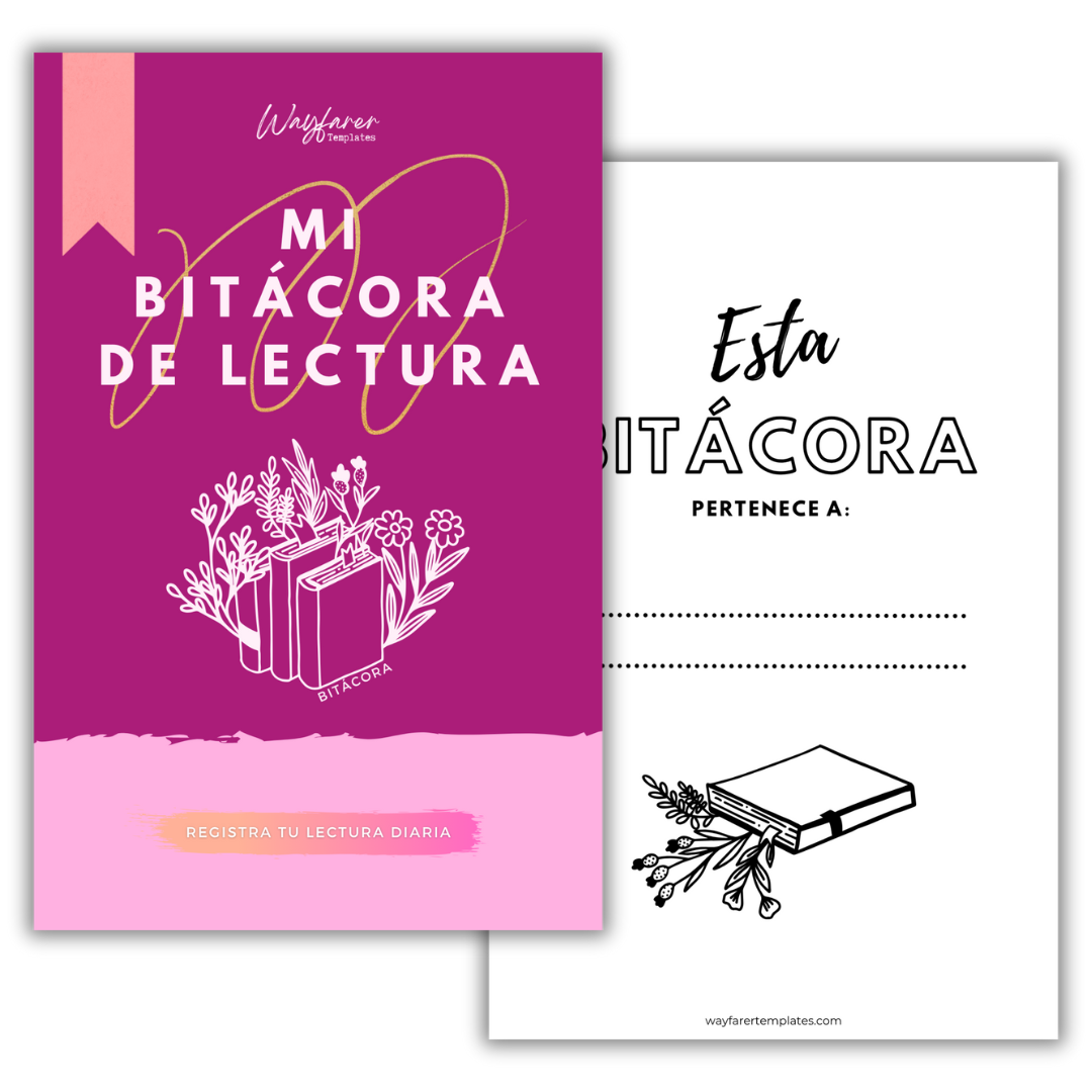 Bitácora de lectura plantilla imprimible