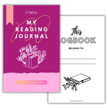 Reading logbook printable template