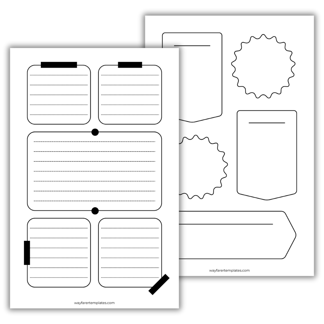 Homework planner printable template