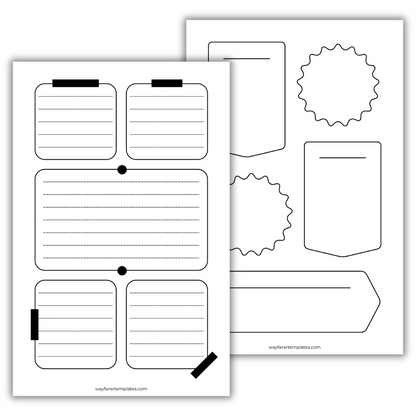 Homework planner printable template