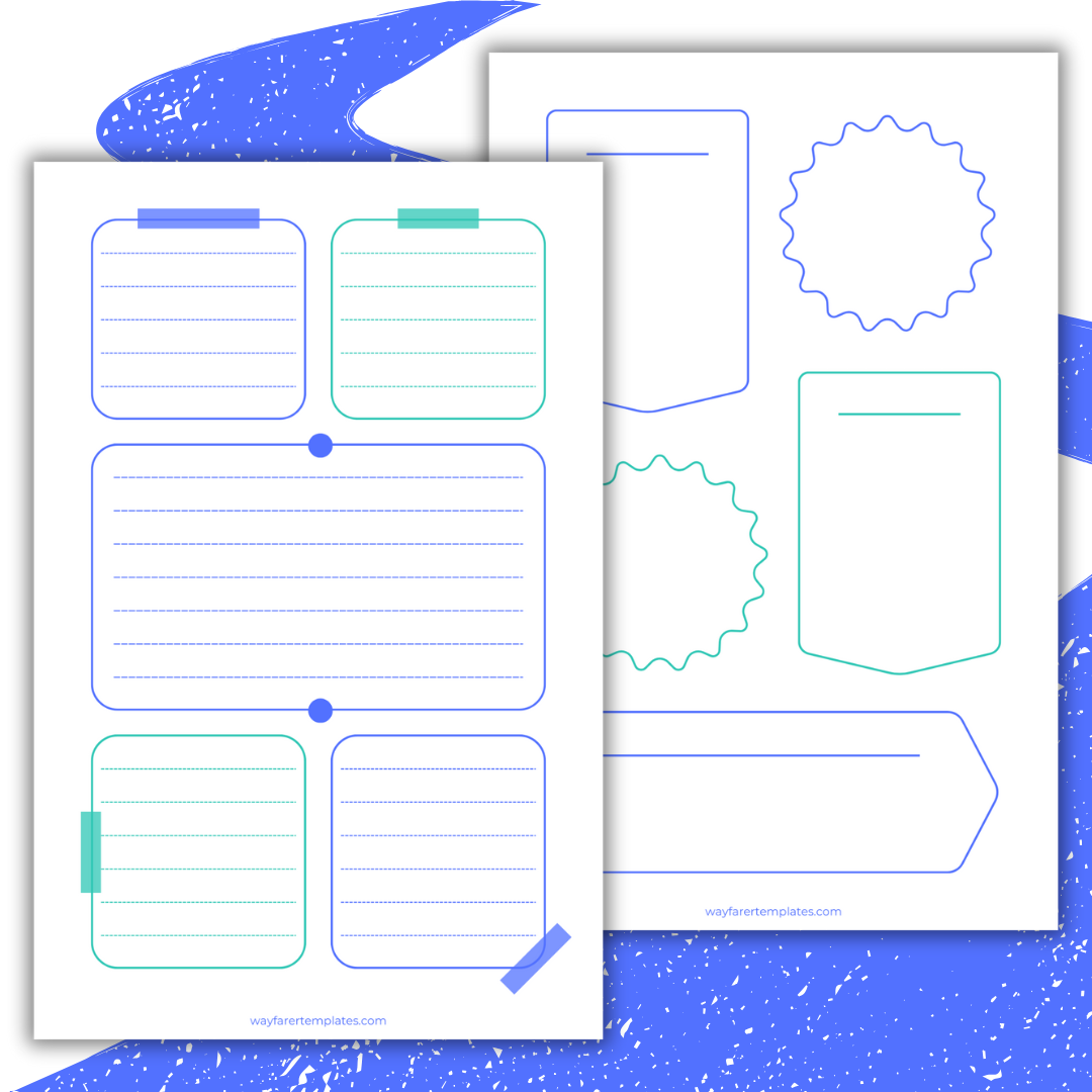Homework planner printable template