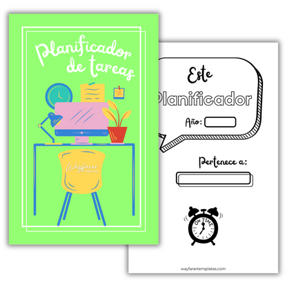 Planificador de tareas plantilla imprimible