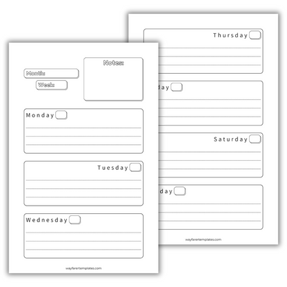 Weekly journal