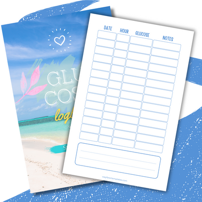 Glucose logbook printable template