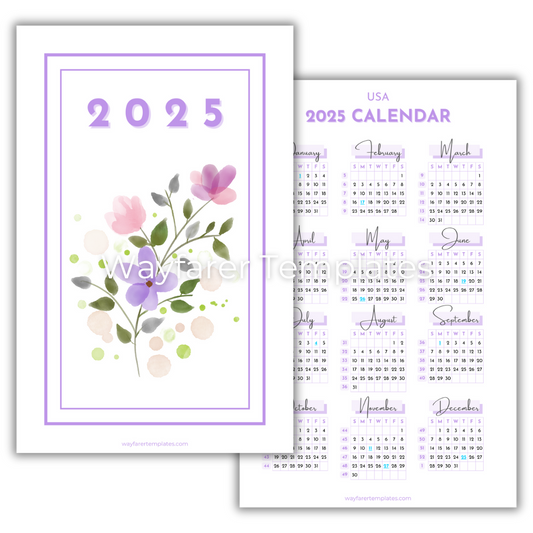 Free 2025 Calendar